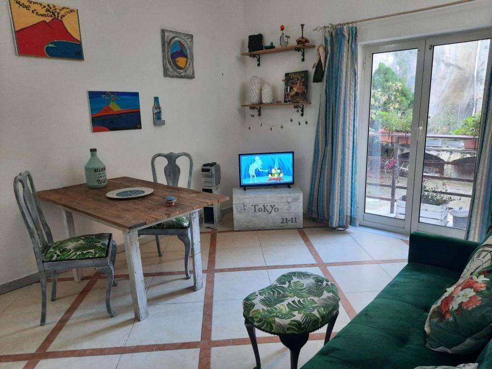 Ferienwohnung La Casa Nella Roccia Neapel Exterior foto